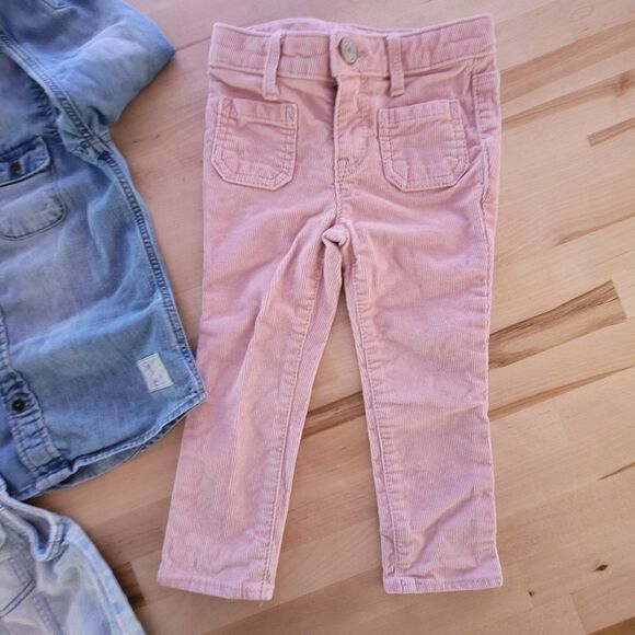 Girls Boys Baby 24M 2T Clothes Bundle - Jeans, Corduroy, Sweater, Vest Gap H&M - Picture 5 of 5